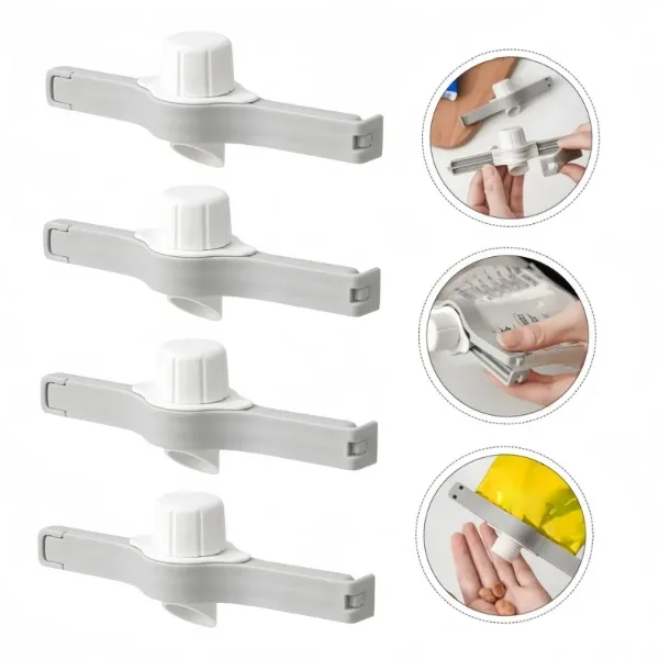 Kitchen Storage Food Snack Sealing Bag Clips Screw Cap Seasoning Bag Milk Powder Bag Preservation Clip Gadgets