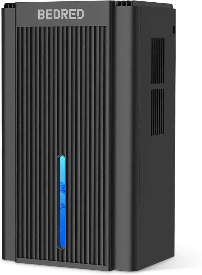 BEDRED Dehumidifier, 95OZ Dehumidifier for Home 1000 sq ft - Quiet with Auto Shut Off & Relaxing 7 Color Ambie